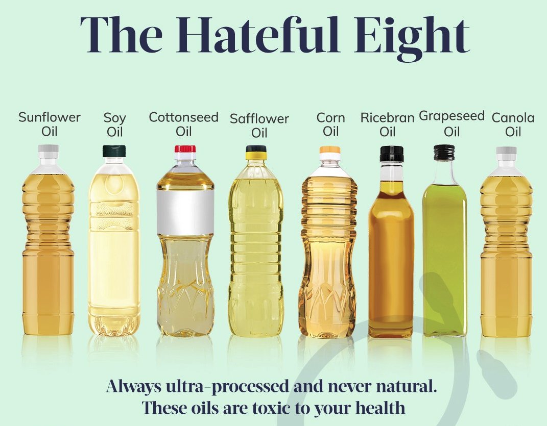 The Hateful 8 Seed Oils | Avoid Harmful Oils for Better Health| Expert ...